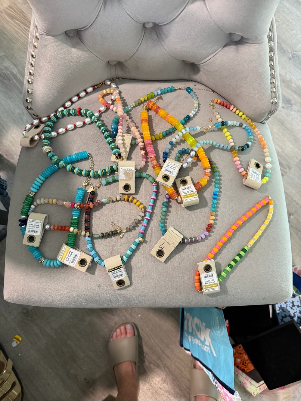 Colorful Beaded Kids Necklace - Multicolor